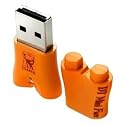 Kingston 1 GB Mini Fun Data Traveler USB Flash Drive--Yellow