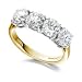 0.3 Ct 4 Stone Diamond Ring in 18 Ct Yellow Gold- G / SI1