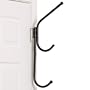 Household Essentials H5225 Hinge-It Spacemaker Triple Hook, Black
