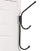 Household Essentials H5225 Hinge-It Spacemaker Triple Hook, Black