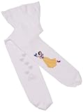 Disney Hosiery Girls 2-6x Snow White Princess Tights, White, Small/Medium