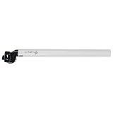 Origin 8 Compe-Lite Alloy Seat Post 27.2 with Clamp - White.