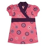 Tea Collection Paper-Cut Flower Short-Sleeved Dress