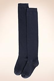 2 Pairs of Older Girls Cotton Rich Over The Knee Socks
