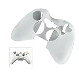 White Silicone Protector Skin Case Cover for Xbox 360 Game Controller