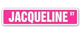 JACQUELINE Street Sign name kids childrens room door bedroom girls boys gift