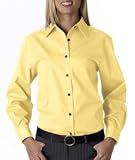 1922 Bill Blass Ladies Long-Sleeve Sanded Gabardine Shirt