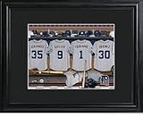 Detroit Tigers Personalized MLB Clubhouse Print with Matted Frame