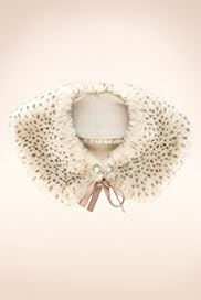 Spot Animal Print Faux Fur Scarf