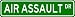 AIR ASSAULT Street Sign ~ Custom Aluminum Street Signs
