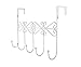 Over Door Rack Hook Hanger. Marrywindix White Metal 5 Hook Metal Hanger for Hanging Clothes , Coat , Hat Belt