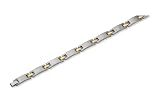 Titanium 24k Gold Plated Bracelet - 8.5 inches