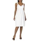 Merona Embroidered Tunnel Strap Dress - White