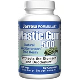 Mastic Gum ( 60 Caps 500 mg ) ( Natural Mediterranean Tree Resin ) Jarrow Formulas