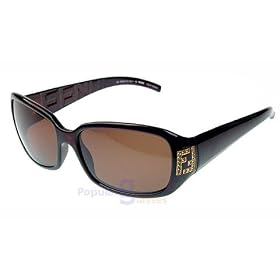 Authentic Fendi Sunglasses 350R brown dark brown 200