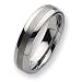 Tungsten 6mm and Polished Band TU93-8.5