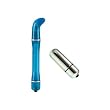 California Exotics / Swedish Erotica Waterproof Pixies Mini G Blue Vibrator Adult Sex Toy Kit