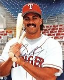 Juan Gonzalez "Posing" Autographed Texas Rangers 8" x 10" Photograph (Unframed)
