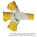 Review Silverline Tools Ltd 399015 / Silverline 110v 3way Splitter Ip44 16a