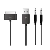 Konnet Essential Cable Pack - Charge, Sync and Audio Output for iPhone/iPod/iPad