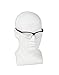 KleenGuard V30 Nemesis Small Safety Glasses (38478), Lightweight, Clear Anti-Fog with Black Frame / Pink Tips, 12 Pairs / Case