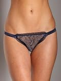 Mimi Holliday Etoile de Nuit Thong Blue Silk