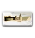 Salt Lake Temple (Gold) Tie Bar - A Christian Clothing Accessory - Christian Jewelry to Wear to Church - Great Gift Idea - Religious and for Anyone - Wonderful for Neck Ties and Clothing - Inexpensive Item - Religious Meaning and Purpose.