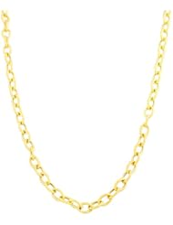 14 Karat Yellow Gold 3.3-mm Fancy Rolo Chain (18 Inch)