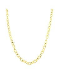 14 Karat Yellow Gold 4.2-mm Fancy Rolo Chain (18 Inch)