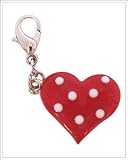 Image of Bombay Duck Spotty Heart Charm