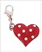 Bombay Duck Spotty Heart Charm