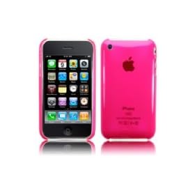 PINK SLIM CRYSTAL BACK CASE COVER FOR IPHONE 3G 3GS WITH FREE SCREEN PROTECTOR - PART OF THE CONSUMER STORE ACCESSORIES RANGE