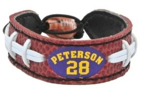 Minnesota Vikings Adrian Peterson Classic Football Jersey Bracelet