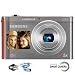 Samsung DV300F Smart Dual LCD Wi-Fi Digital Camera (Silver/Red)