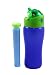 Fit & Fresh Kid's Chilled Water Bottle, Assorted Blue/green, Orange/purple or Orange/red, Capacity, 12-Ounce