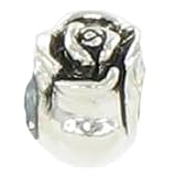 Quiges Beads Sterling Silver Flower bead