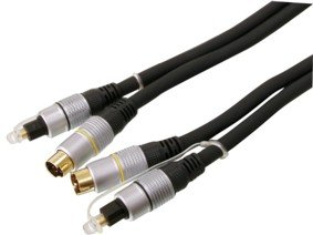 HQ optisches Toslink Kabel mit S-VHS Stecker 1,5 m Preisvergleich