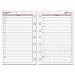 Daily Planner Refill Pages, 7HP, Jan-Dec, 5-1/2x8-1/2