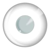 Pair of White Fashion Contact Lenses