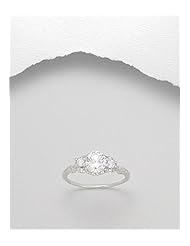 CZ Ring In 92.5 Sterling Silver