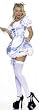 Sexy and Sassy Over the Knee Stockings with Bow - Cute with costumes (costume not included), skirts and lingerie fun! - Usually In Stock!