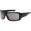 Fox Racing The Redeem Adult Sportswear Sunglasses w/ Free B&F Heart Sticker Bundle - Matte Black/Warm Grey