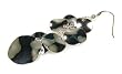 Sterling Silver Multiple Round Earrings (Rhodium Plated)