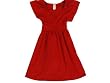 Aqua V Neck Dress - Girl's