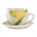Mini Teacup Saucer Leaf Motif Herb Flower Pot Planter