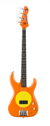 Fleabass Model 32 Bass Guitar Orange and Yellow