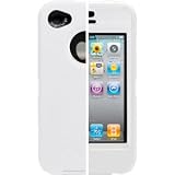 New OtterBox Defender Series Apple iPhone 4G White Plastic / White Silicone