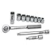 SKT SET 3/8DR STD 6PT 11PC