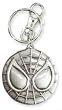 Spider-Man Face Pewter Keychain