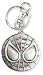 Spider-Man Face Pewter Keychain